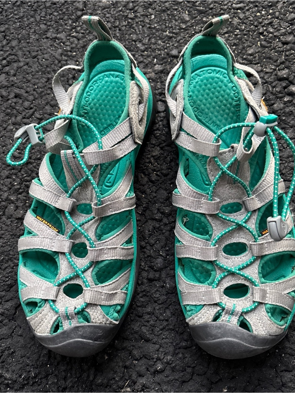 Keen Whisper Teal and Gray Women's Sport Outdoor Sandals